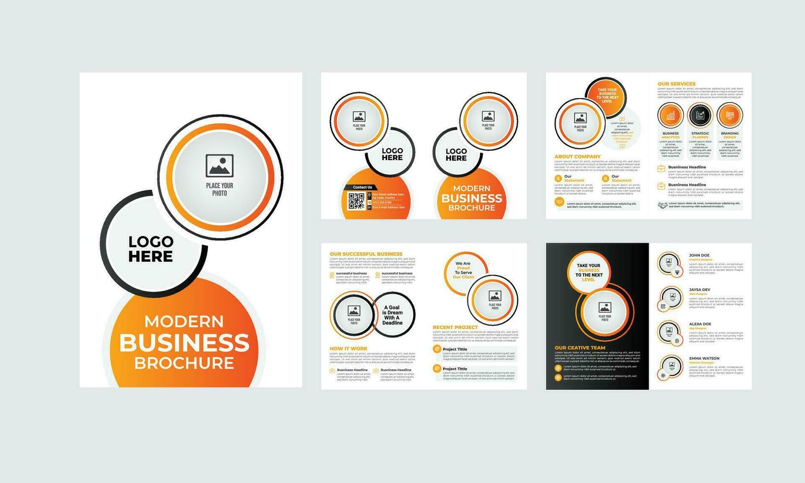 Multipurpose Business Brochure Template Design vector