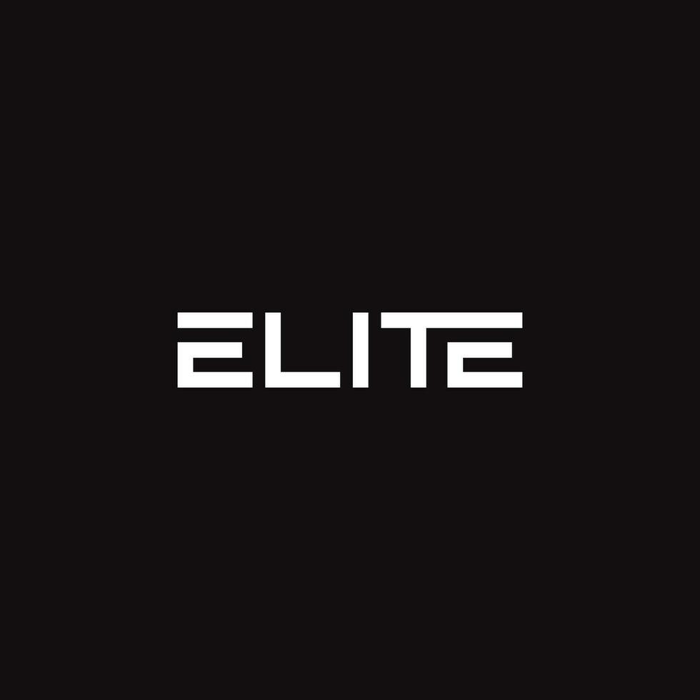 Vector premium ELITE logo design concept