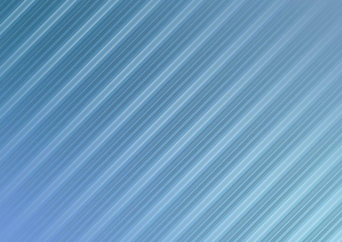 Abstract blue line gradient pattern presentation soft geometric background vector