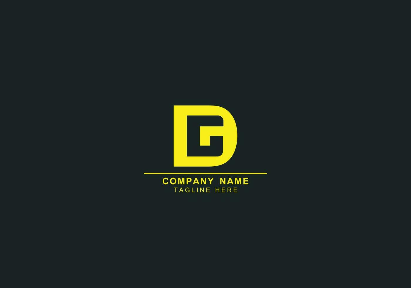 BC or CB minimal and abstract line art logo vector