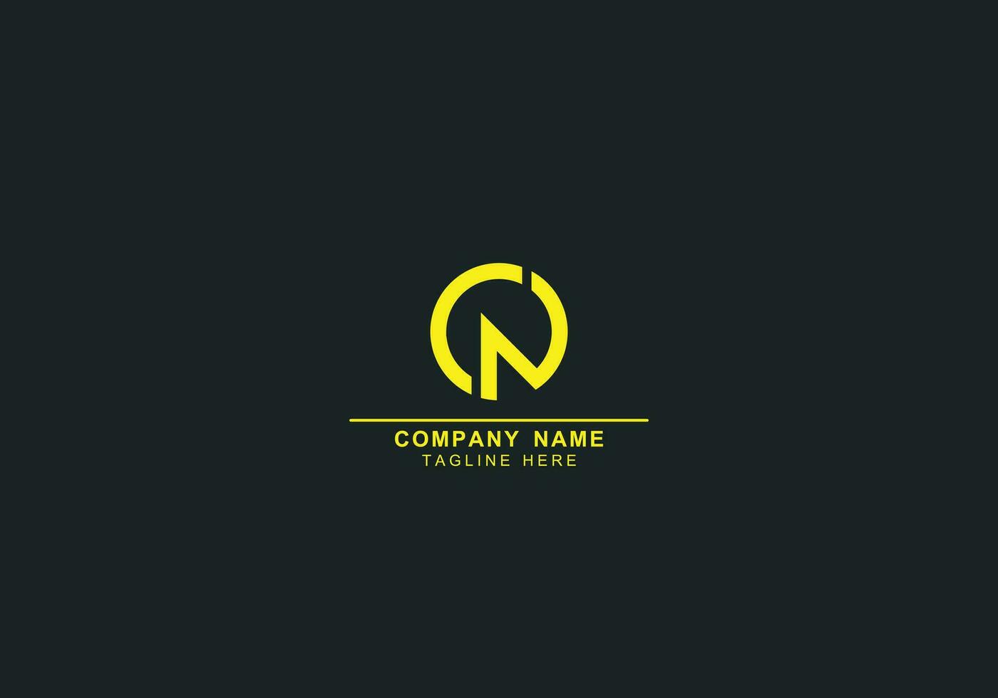 BC or CB minimal and abstract line art logo vector