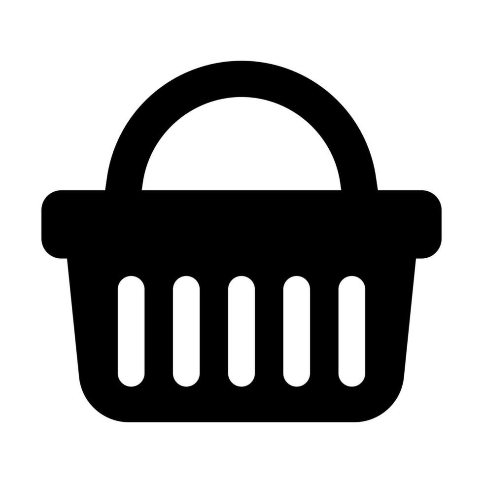 Shopping basket icon - vector illustration. Shop cart, bag, online purchase, retail vector illustration design on white background.