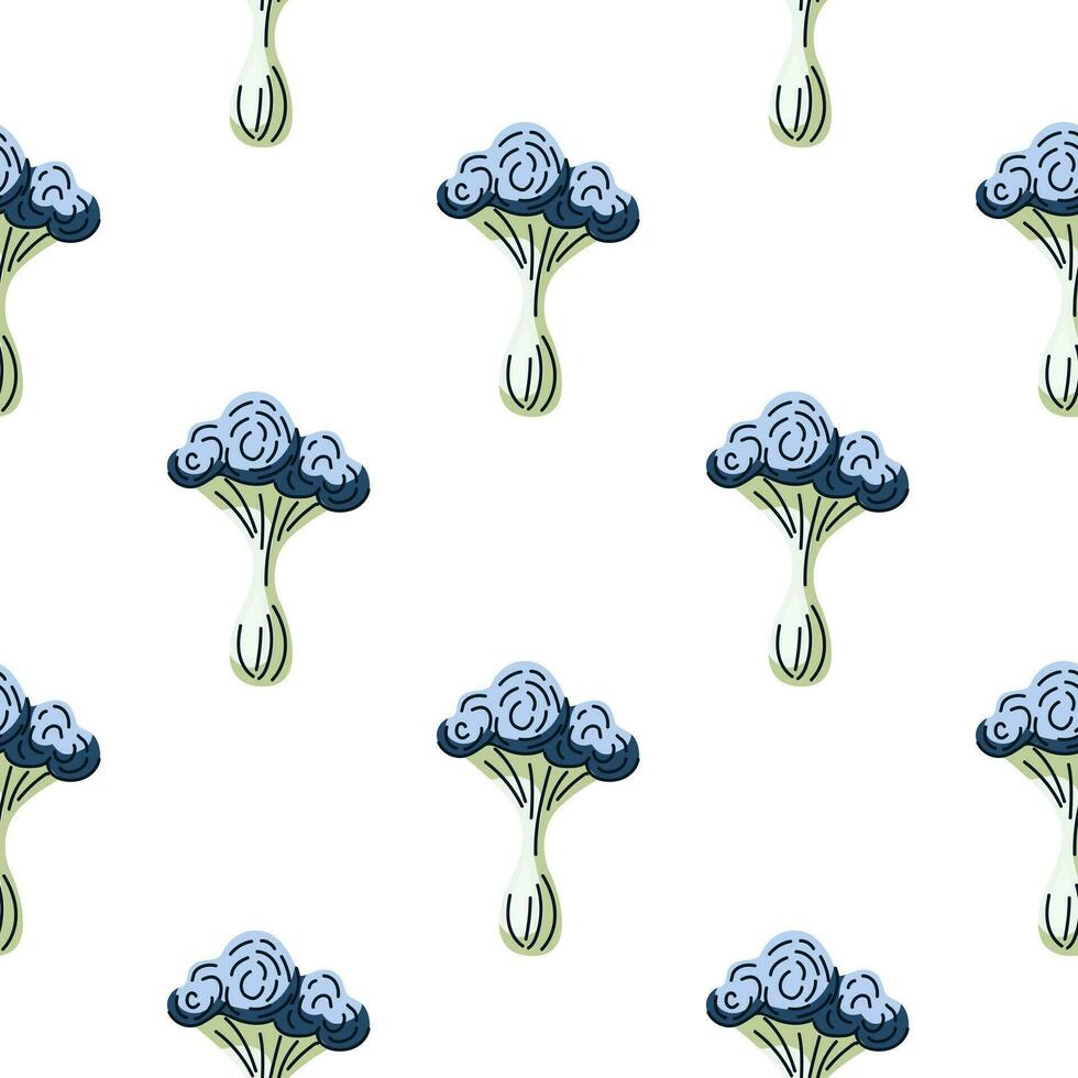 Simple psychedelic mushrooms seamless pattern. Magical fly agaric wallpaper. vector