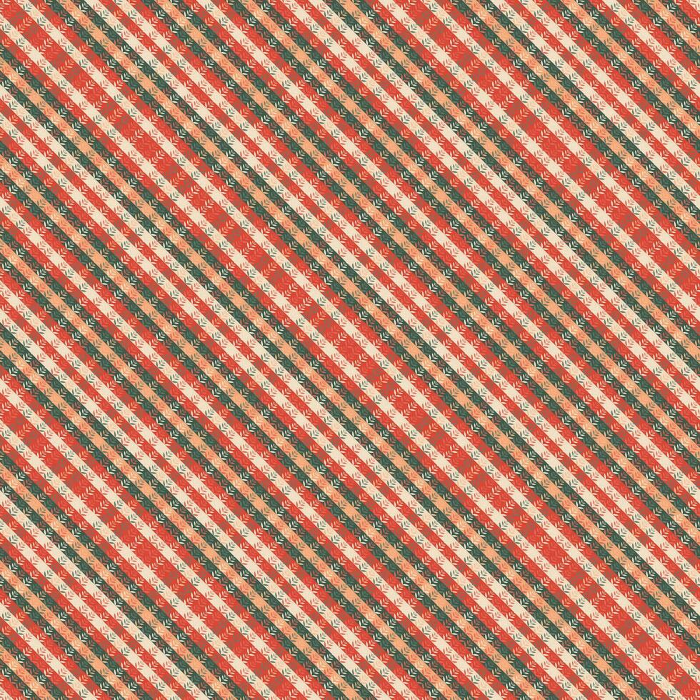 Tartan or plaid vintage color pattern. vector