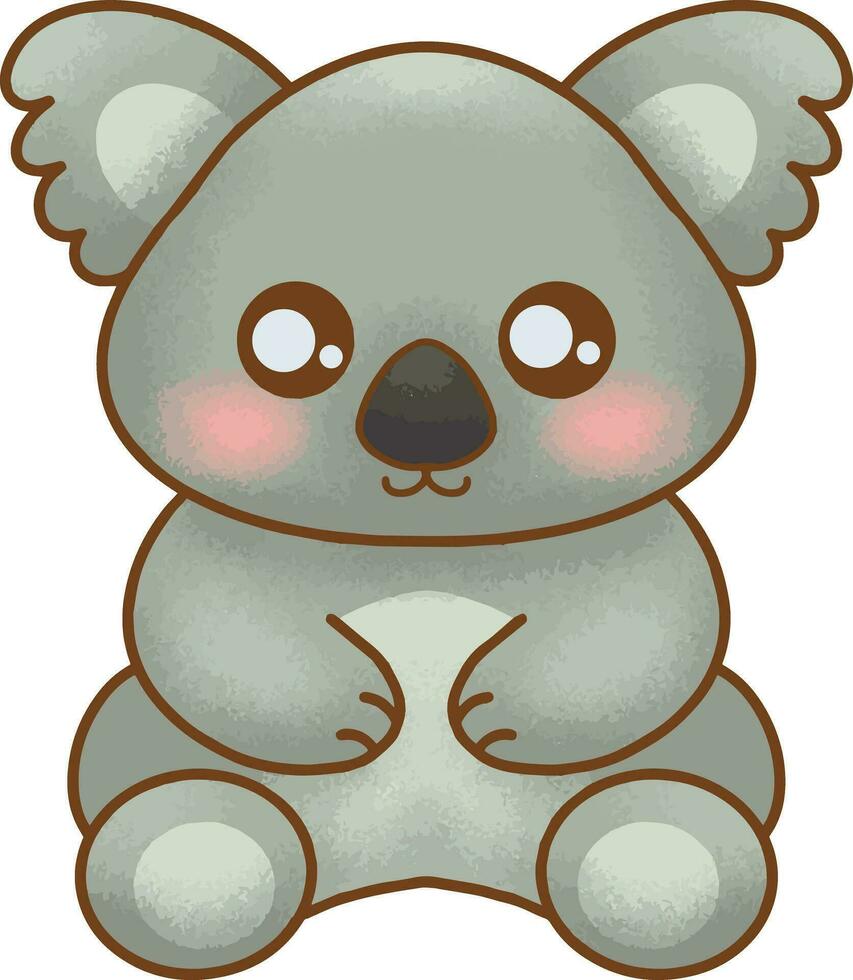 Cute Koala Illustration vector