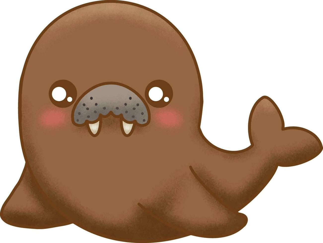 Cute Walrus Illustration vector