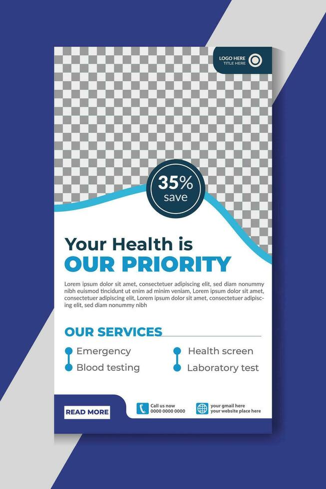 Medical Healthcare Stories vector