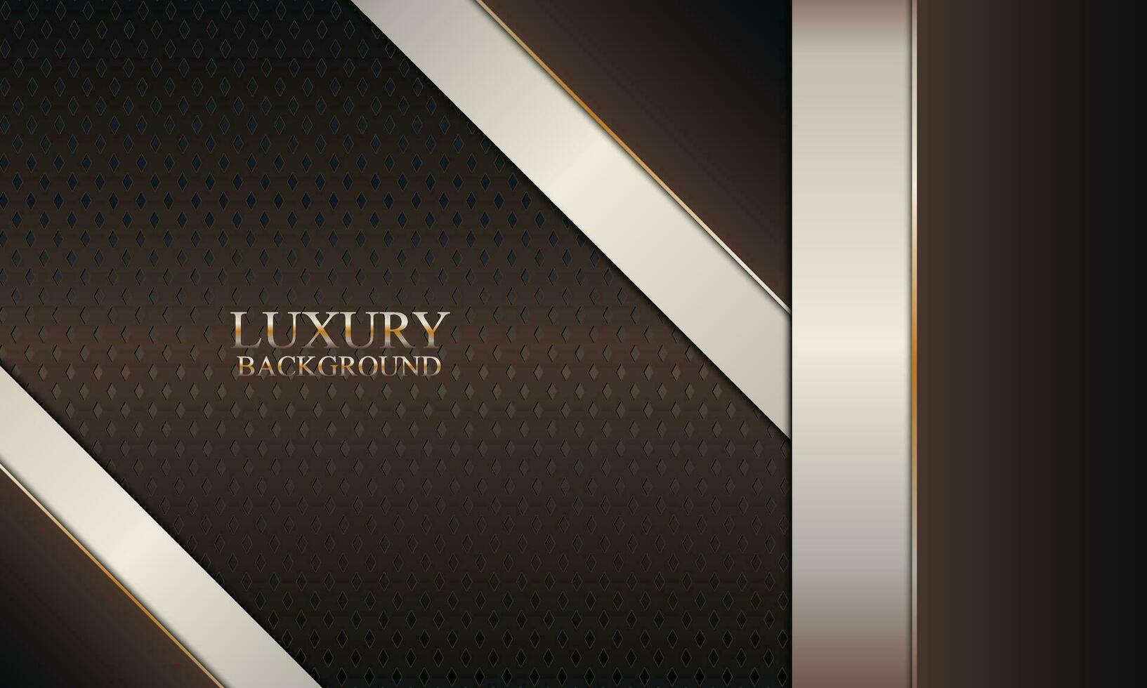 Luxury stripes on  metallic texture background. vector