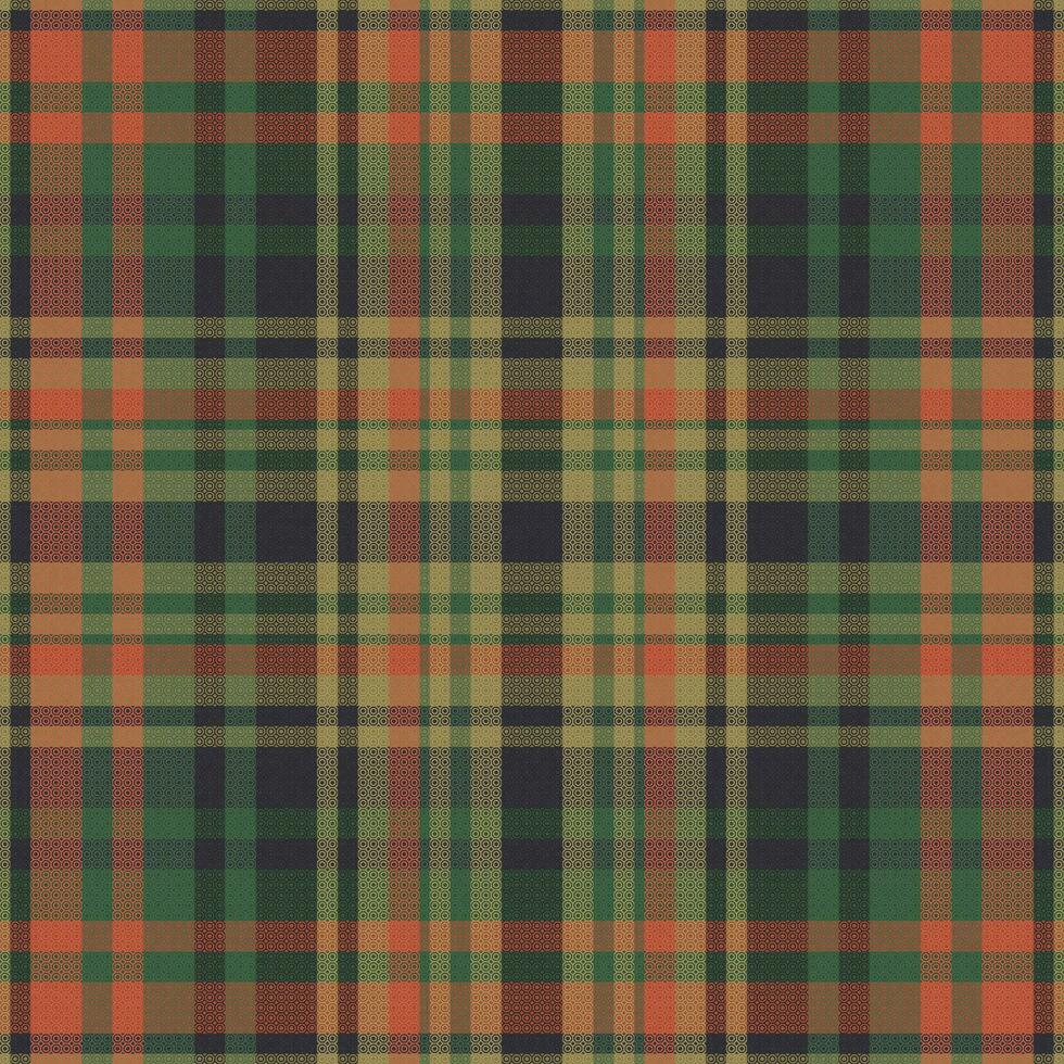 Tartan or plaid vintage color pattern. vector