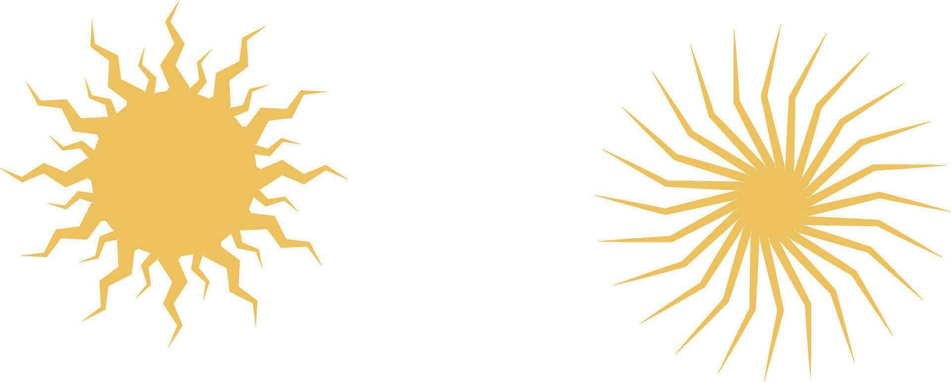 sun and flower vector