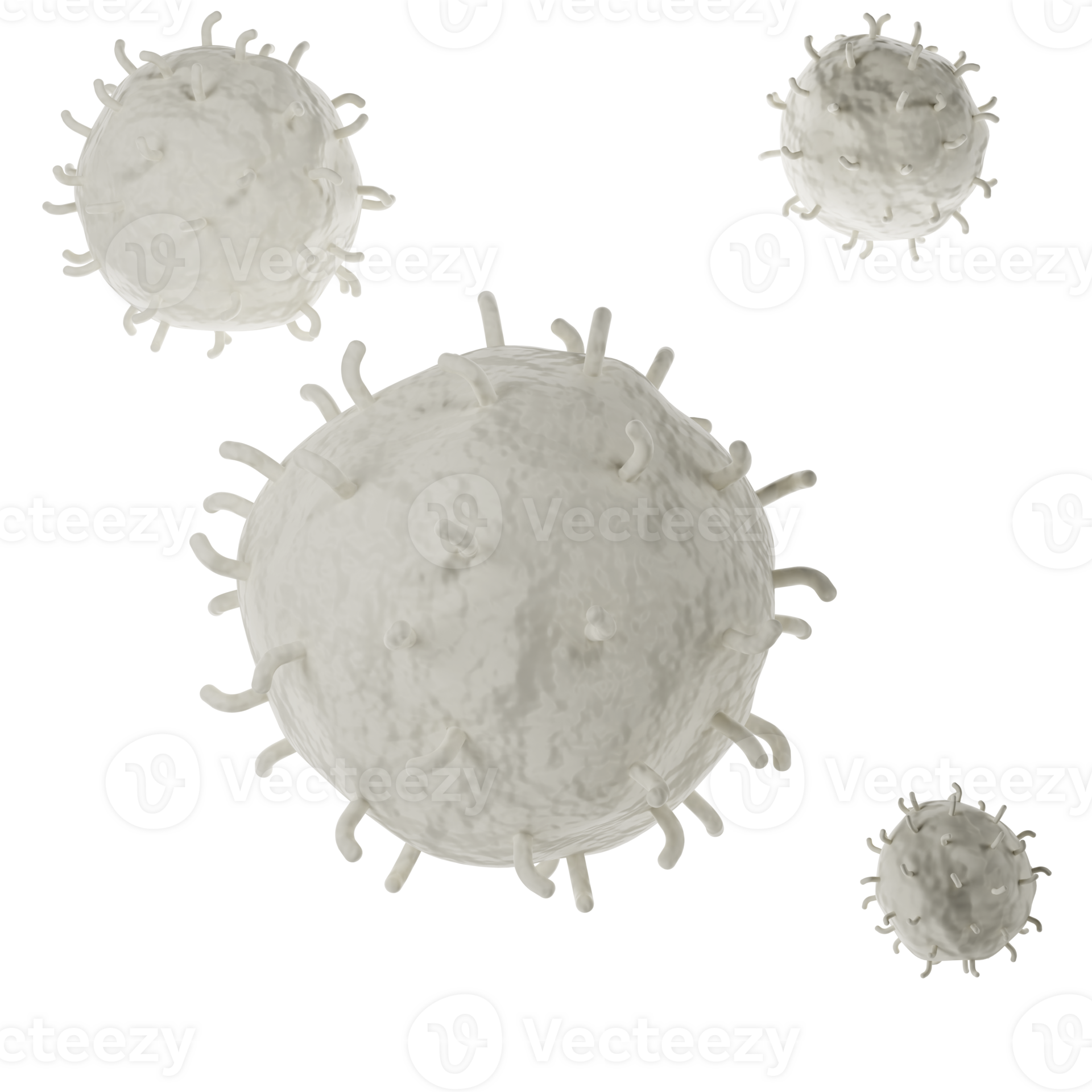 White blood cell 3d realistic icon analysis leukocytes medical