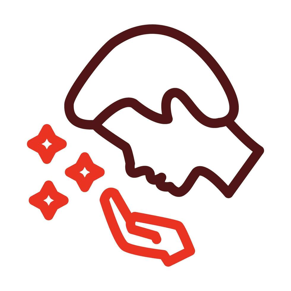 Wash Face Glyph Two Color Icon For Personal And Commercial Use. vector