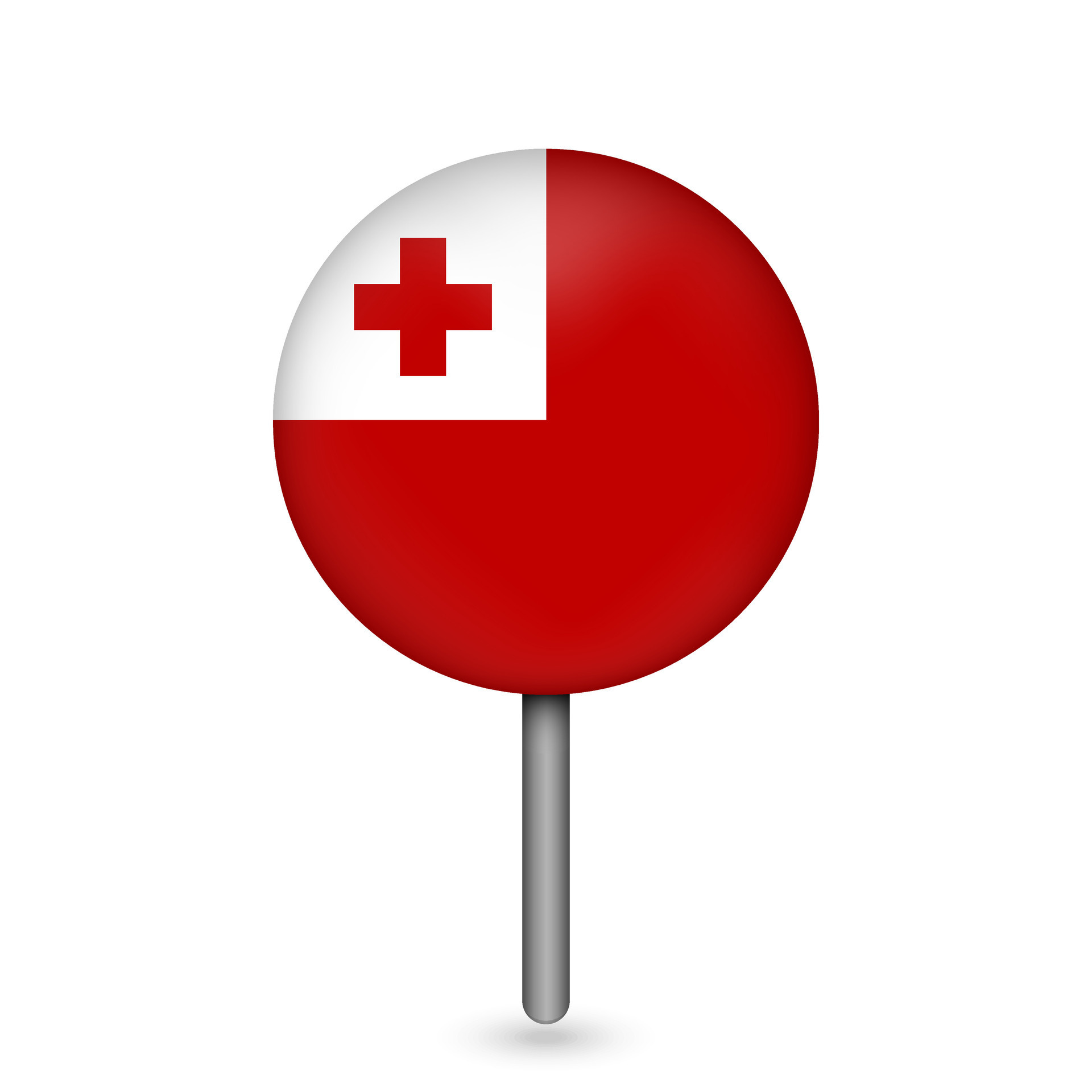 Map Pointer With Country Tonga Tonga Flag Vector Illustration Map Pointer With Country Tonga Tonga Flag Vector Illustration