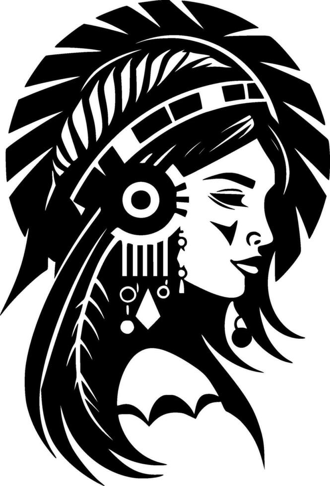 Boho - High Quality Vector Logo - Vector illustration ideal for T-shirt graphic