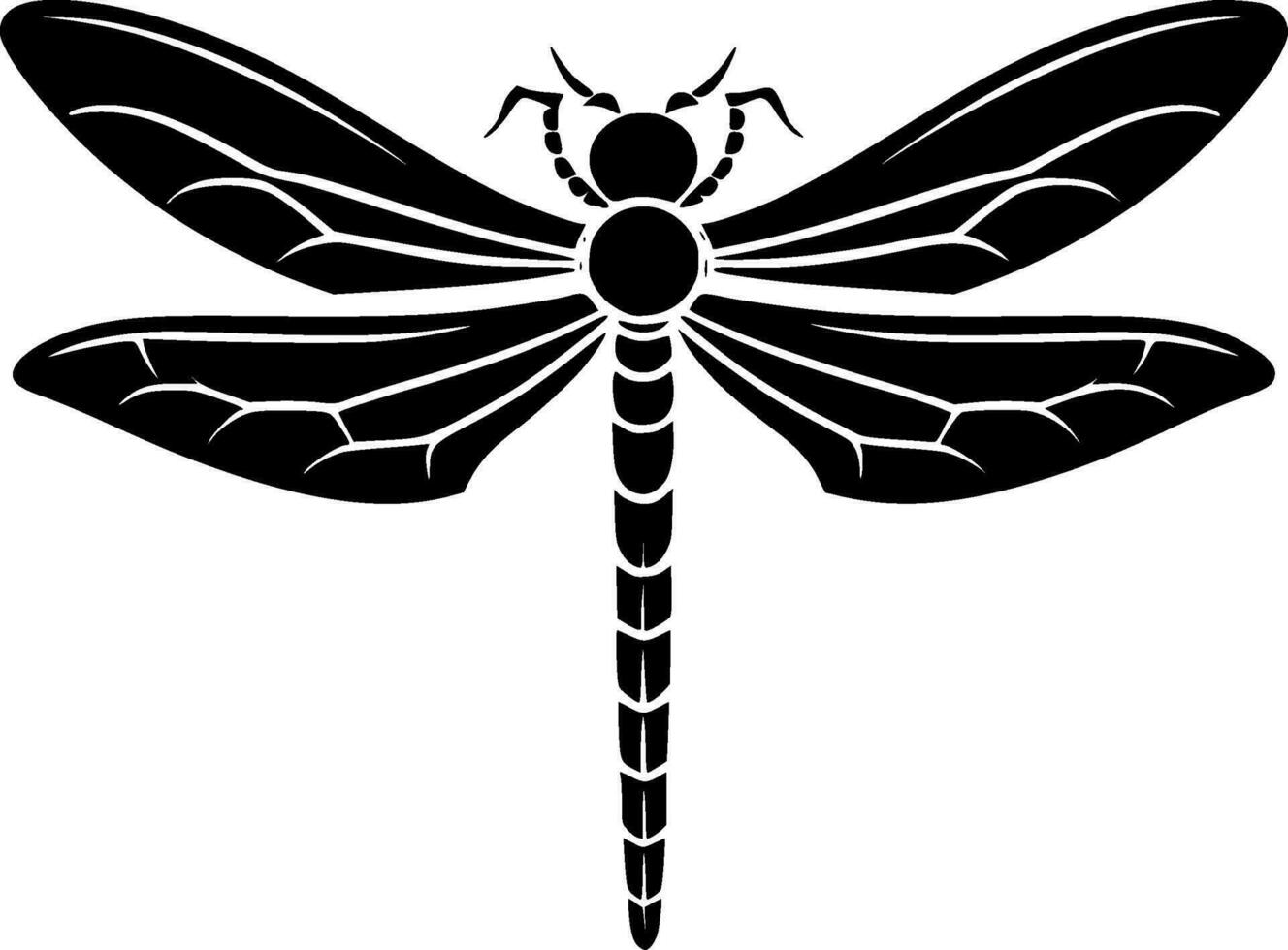 Dragonfly - High Quality Vector Logo - Vector illustration ideal for T-shirt graphic