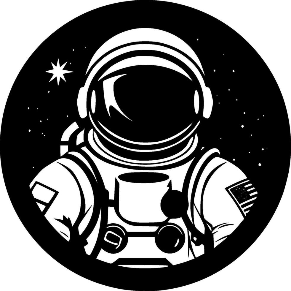 Astronaut - High Quality Vector Logo - Vector illustration ideal for T-shirt graphic