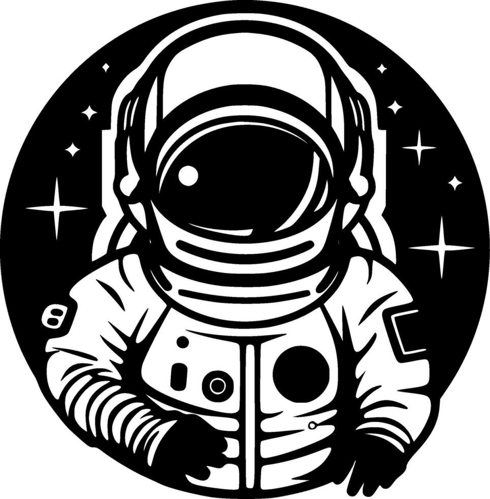Astronaut - High Quality Vector Logo - Vector illustration ideal for T-shirt graphic