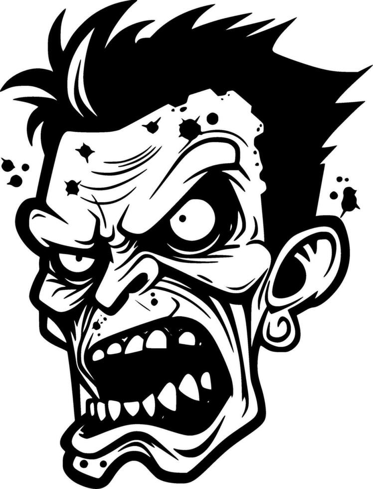 zombi - alto calidad vector logo - vector ilustración ideal para camiseta gráfico