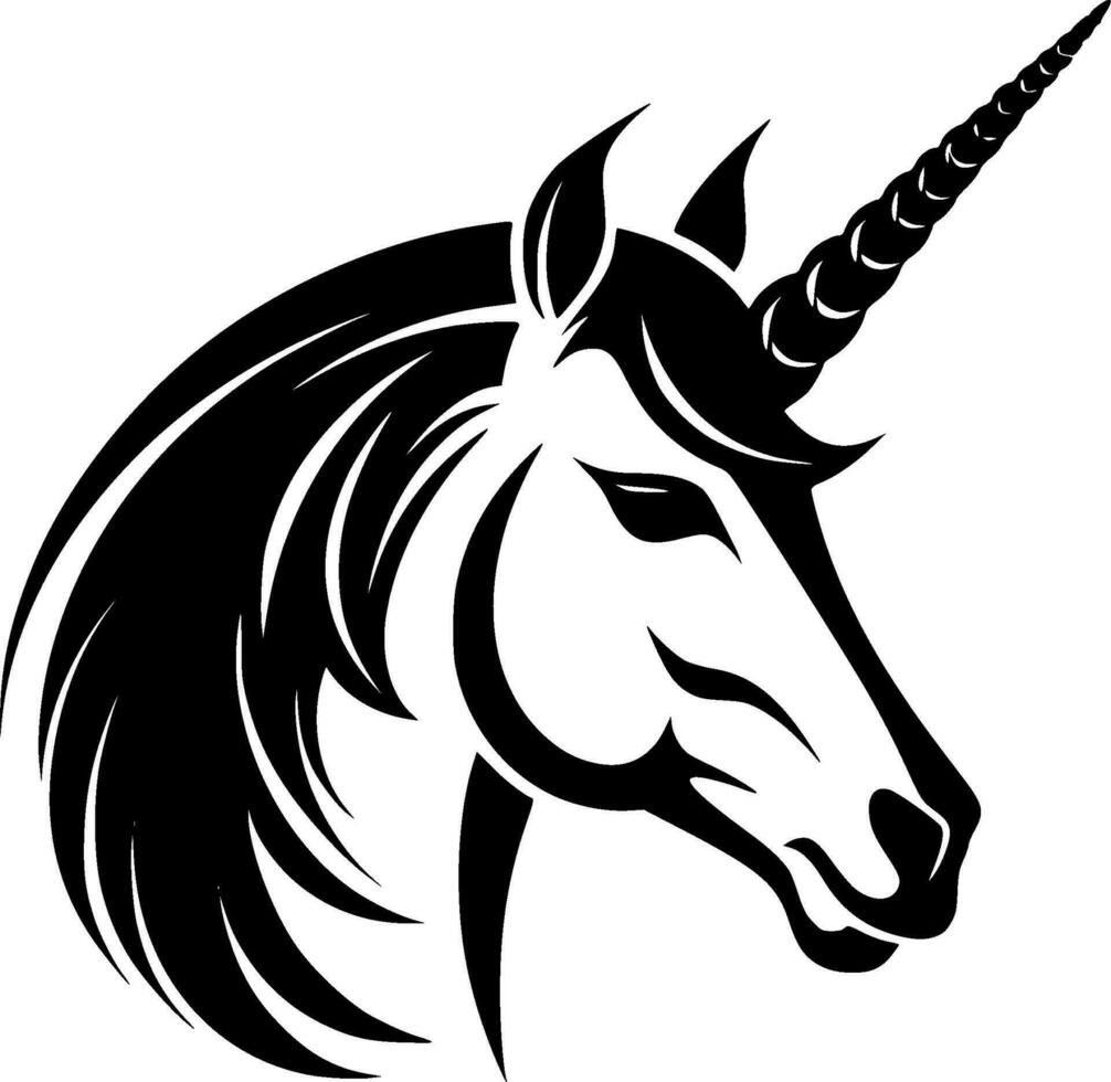 unicornio - alto calidad vector logo - vector ilustración ideal para camiseta gráfico