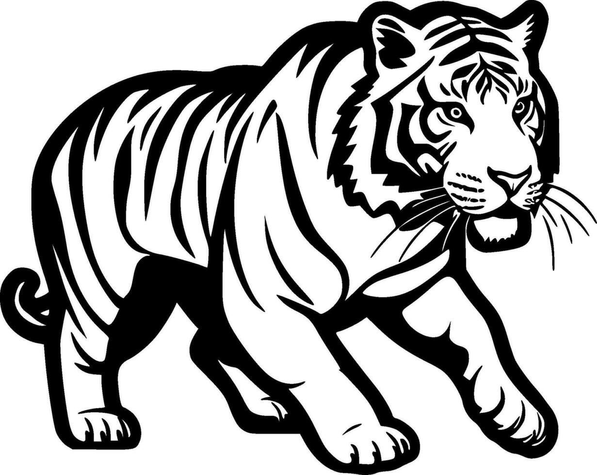 Tiger - High Quality Vector Logo - Vector illustration ideal for T-shirt graphic