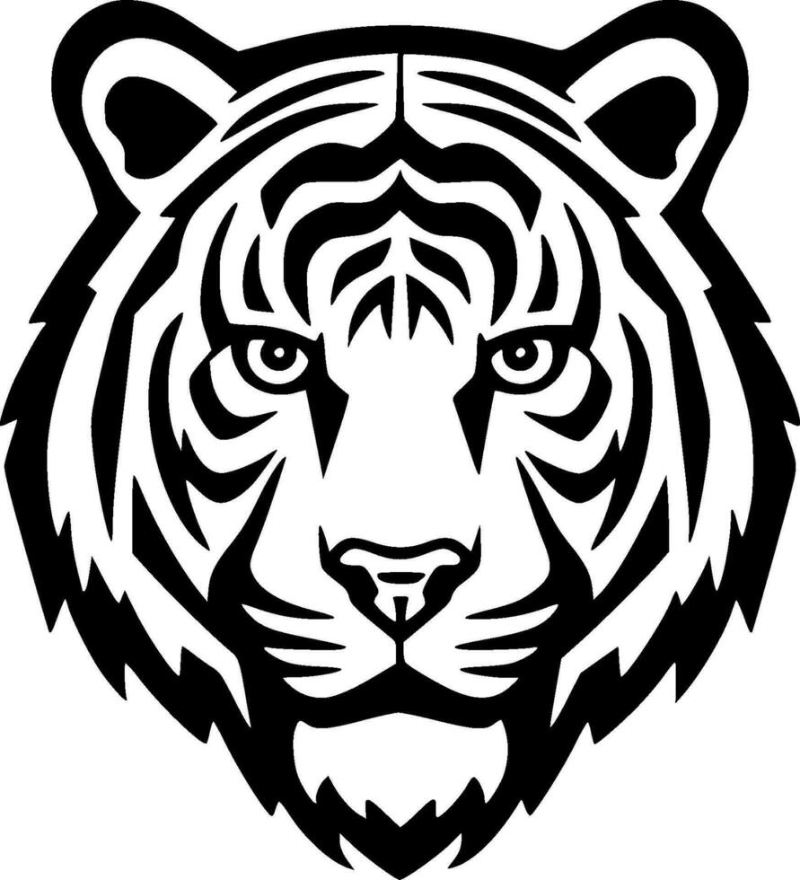 Tiger - High Quality Vector Logo - Vector illustration ideal for T-shirt graphic