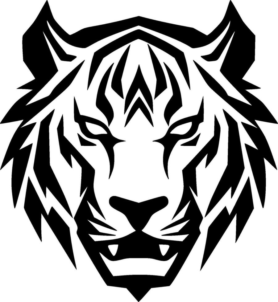 Tiger - High Quality Vector Logo - Vector illustration ideal for T-shirt graphic