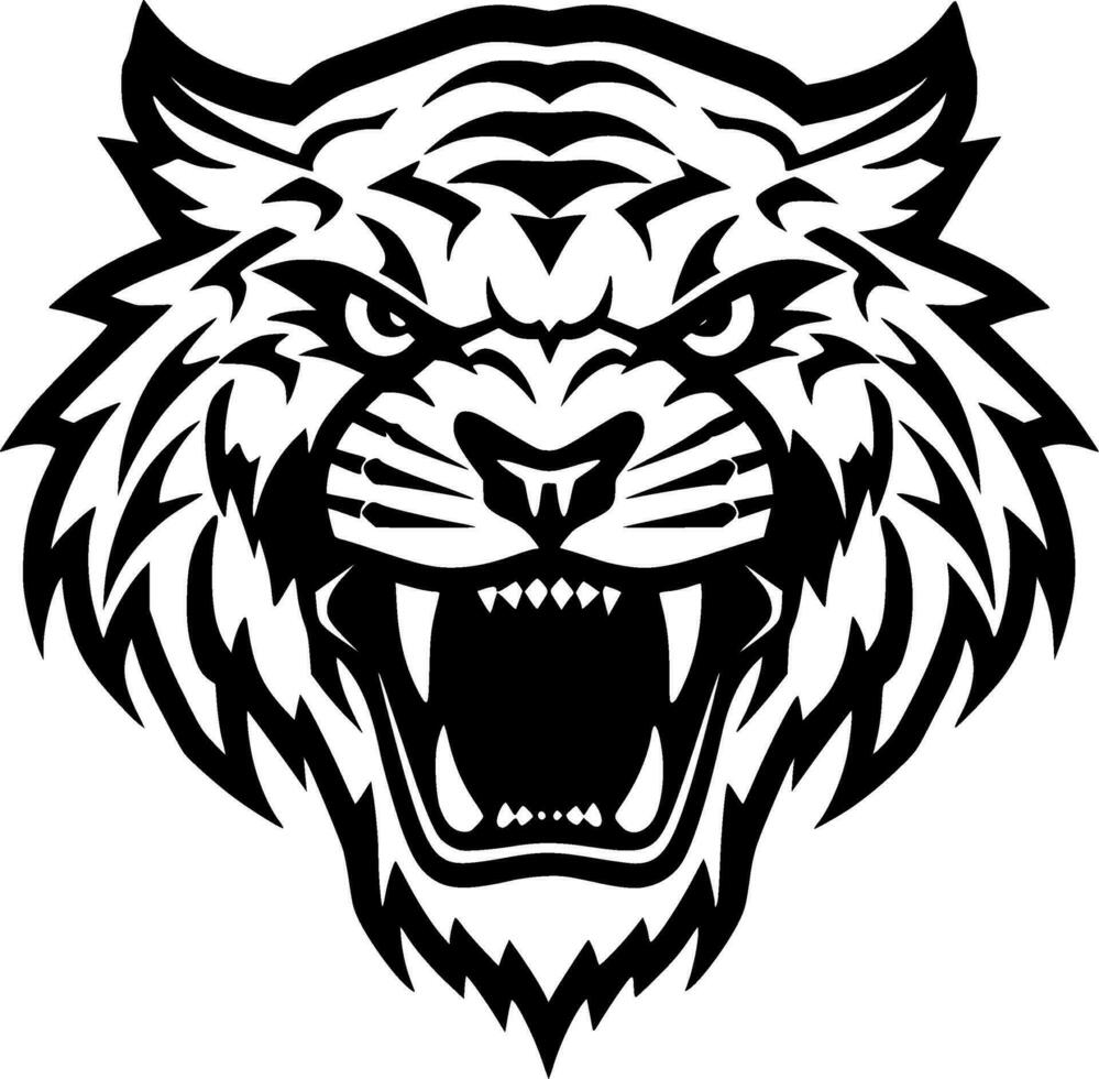 Tiger - High Quality Vector Logo - Vector illustration ideal for T-shirt graphic