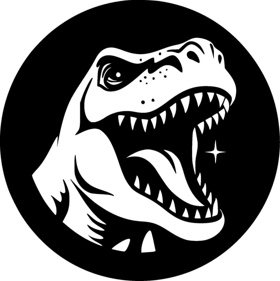 tirano saurio Rex, minimalista y sencillo silueta - vector ilustración