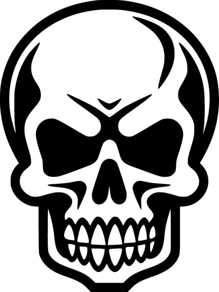 Skull - High Quality Vector Logo - Vector illustration ideal for T-shirt graphic