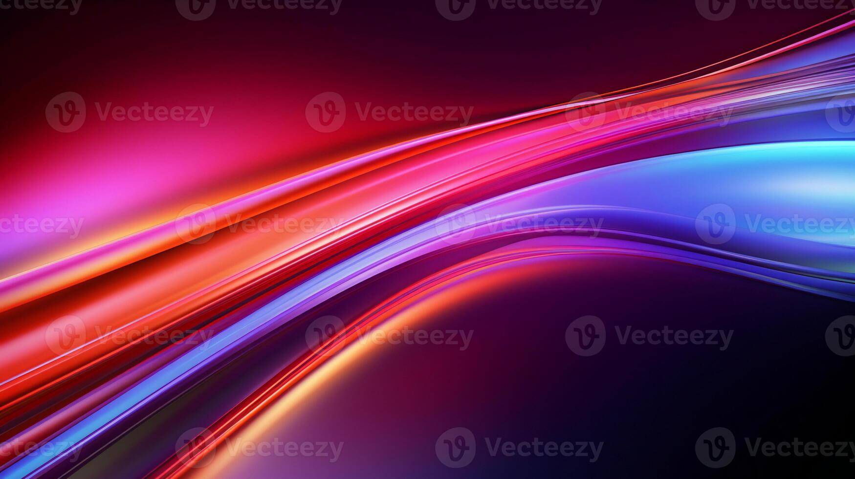 a colorful abstract background with a blue and red light ai generated photo