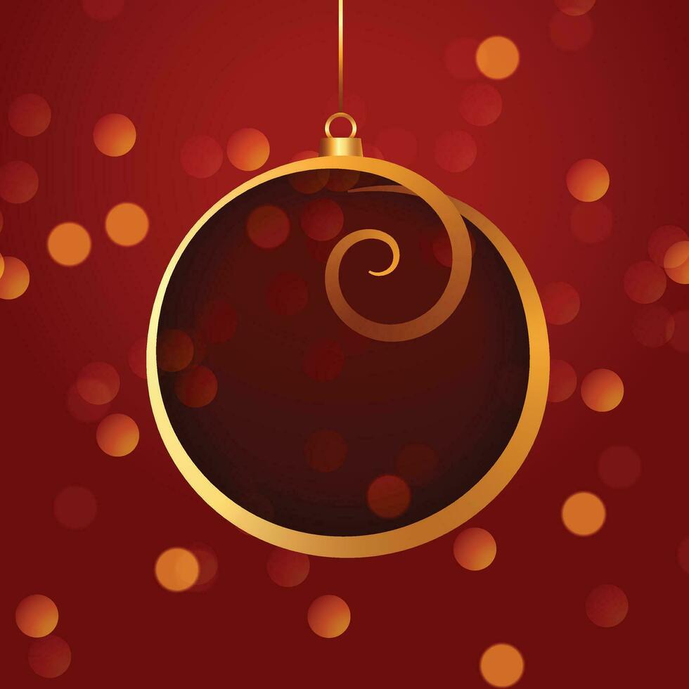 Merry Christmas and Happy New Year. Xmas background with poinsettia, Snowflakes, star and balls design. vector