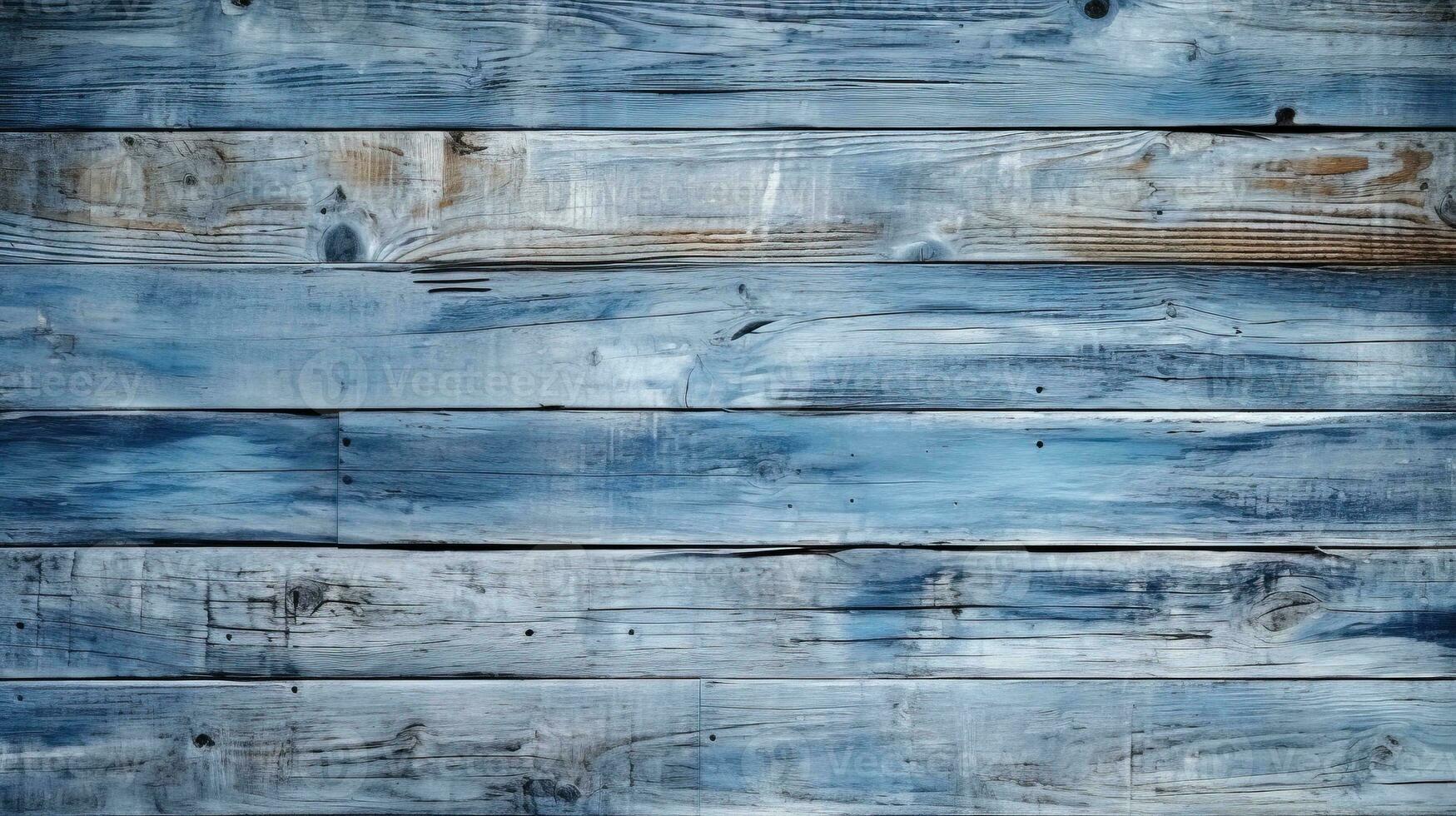 Blue wooden plank texture background. wood texture background. AI Generated photo