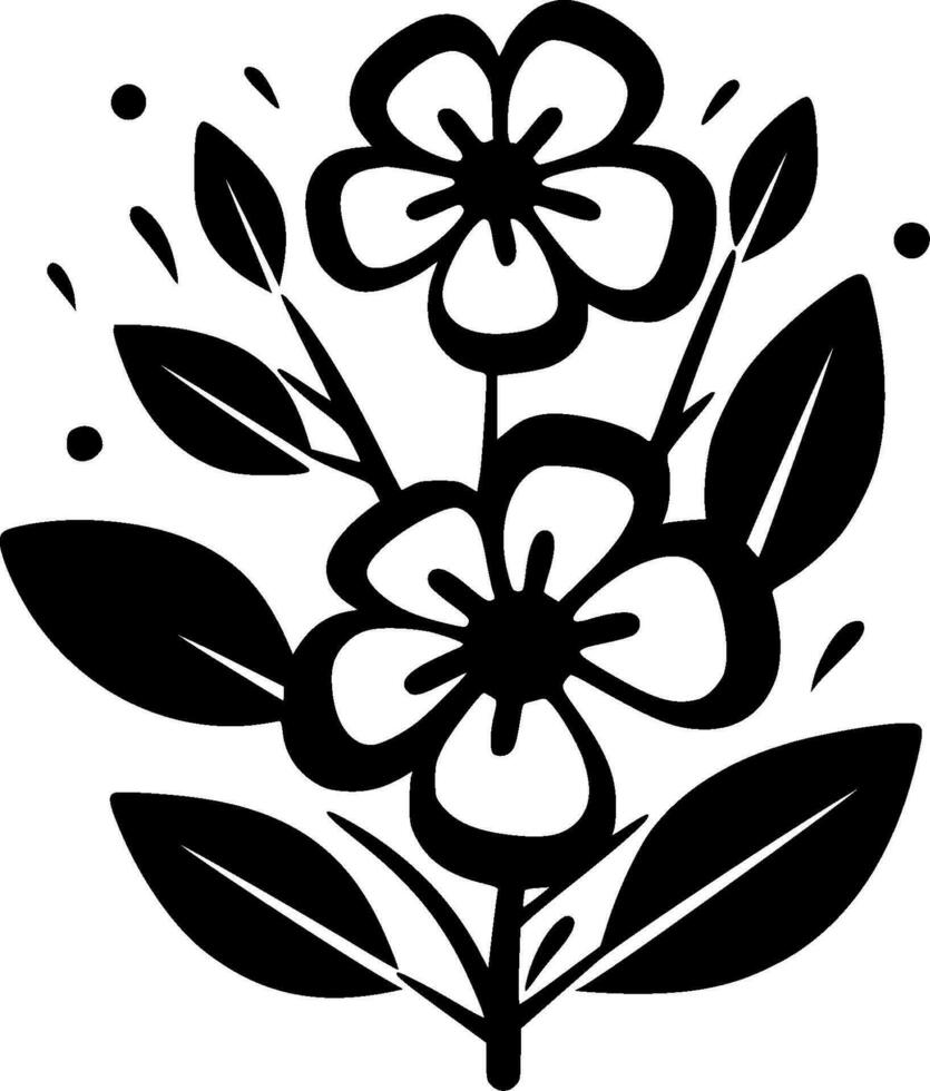 Flowers - High Quality Vector Logo - Vector illustration ideal for T-shirt graphic
