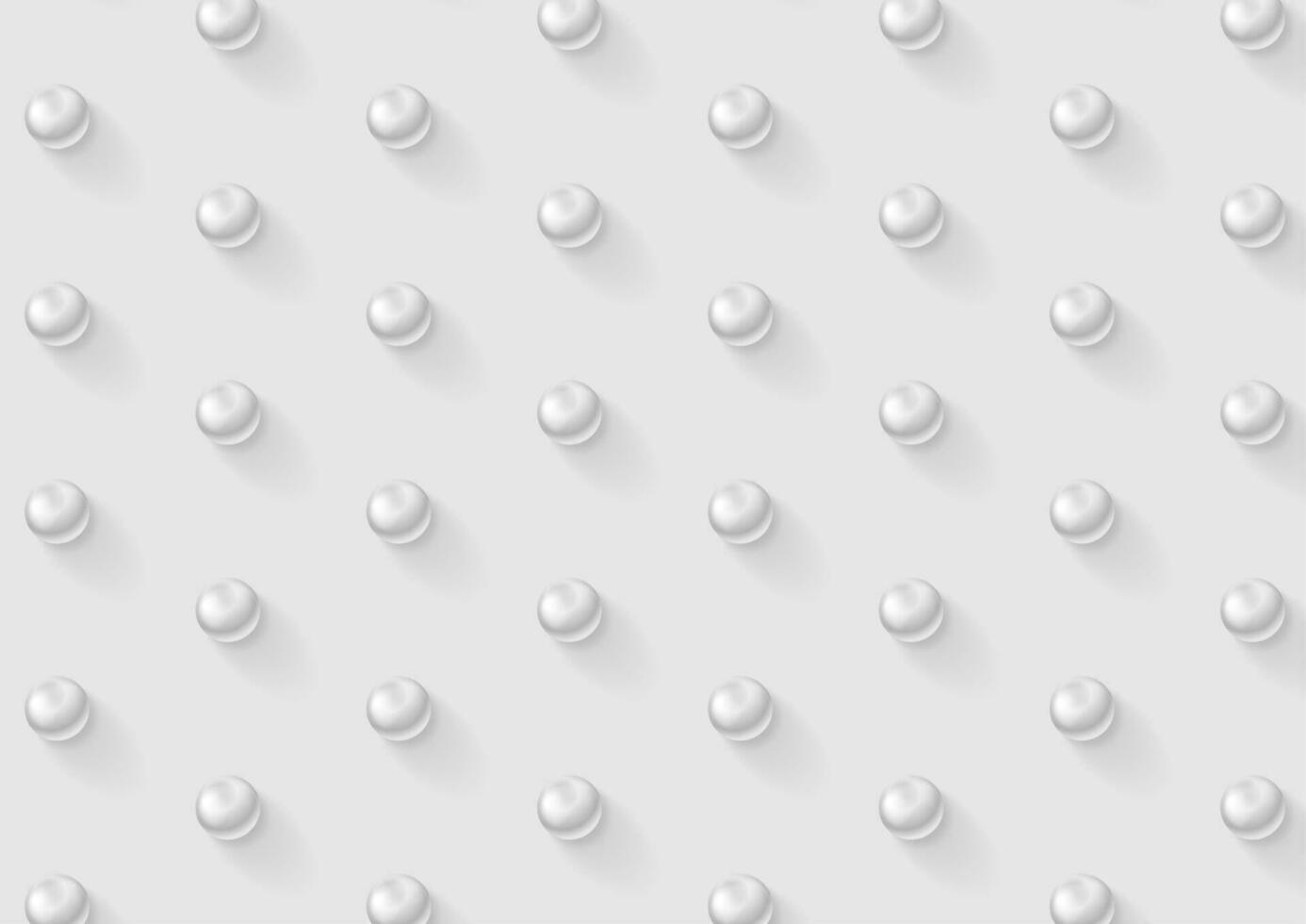 Abstract minimal tech background with glossy 3d balls vector