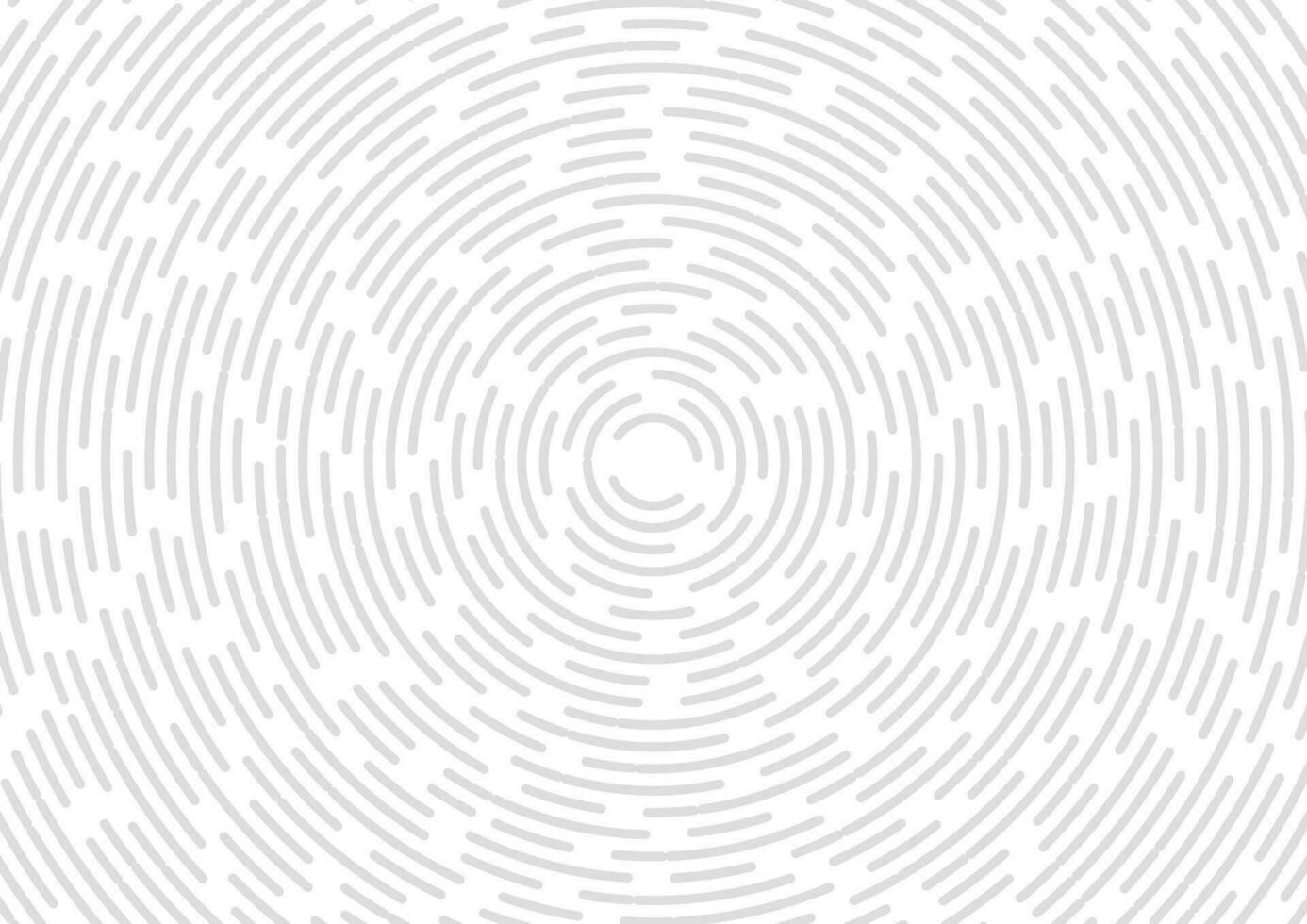 Grey white circular lines abstract retro background vector