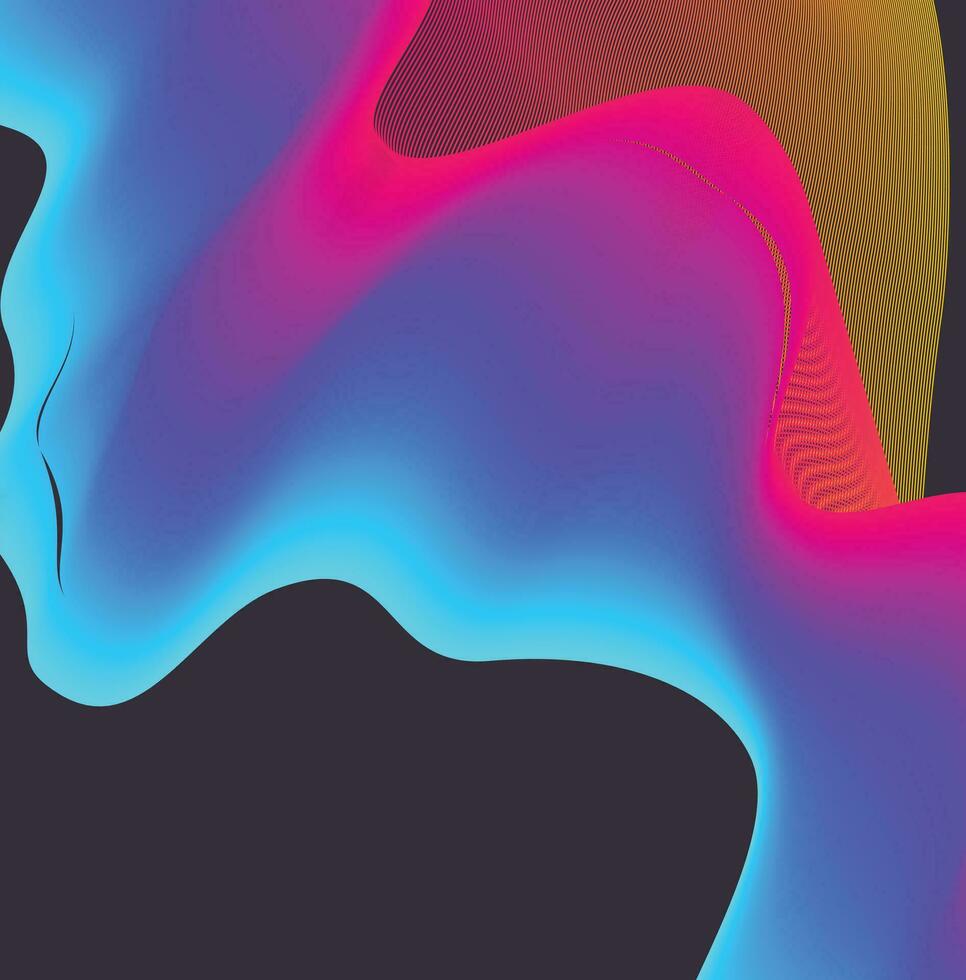 Background vector fluid colour abstract template design