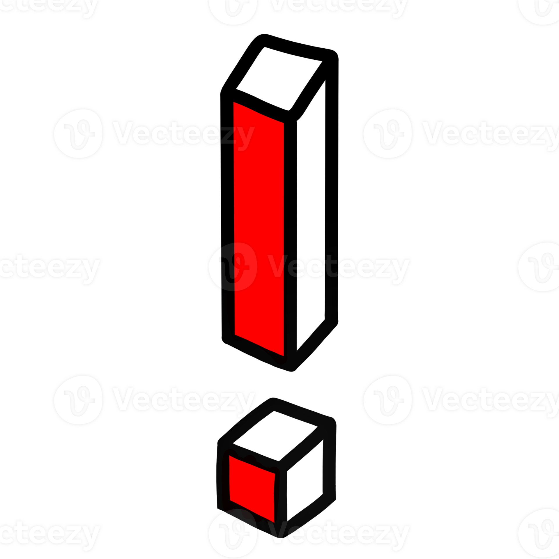 Red Exclamation mark sign 27172730 PNG