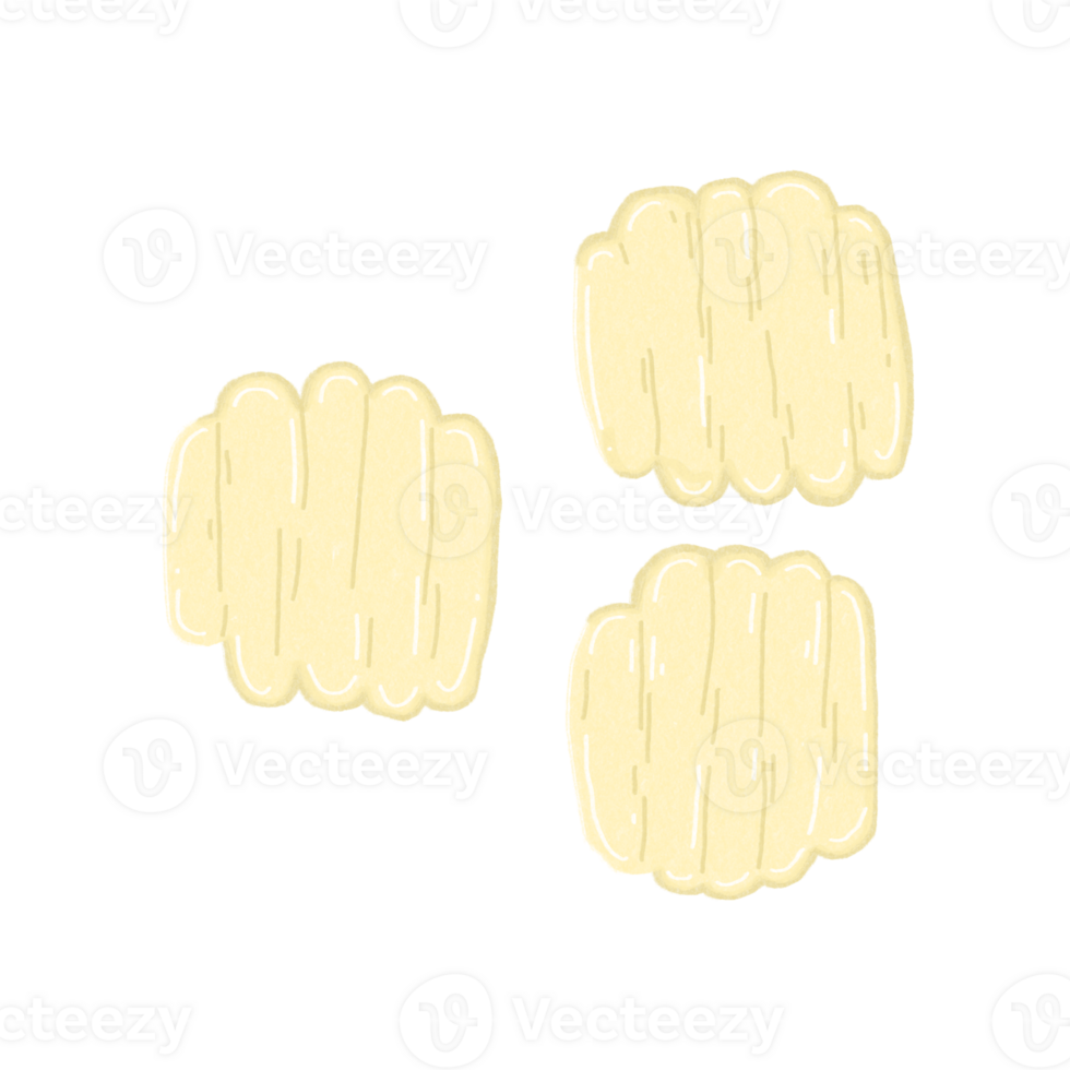 Potato chip drawing for decor png