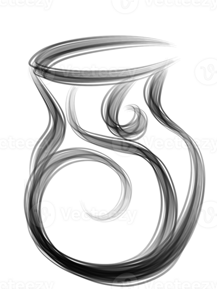 A smoked vase png