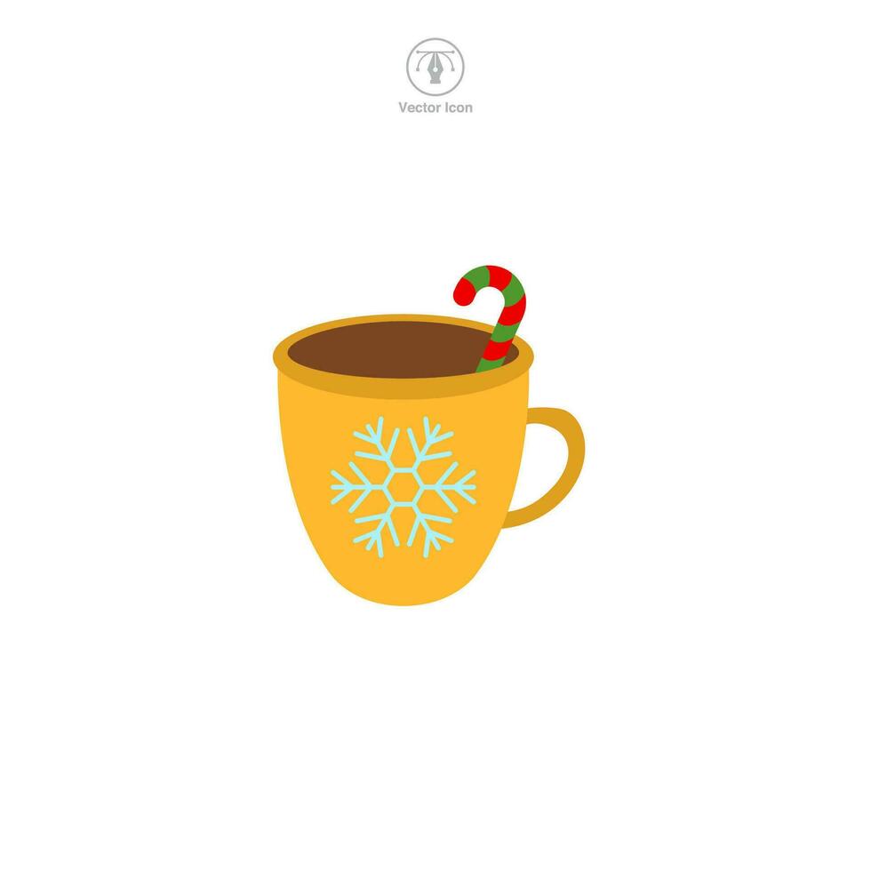 Hot Chocolate icon symbol vector illustration isolated on white background