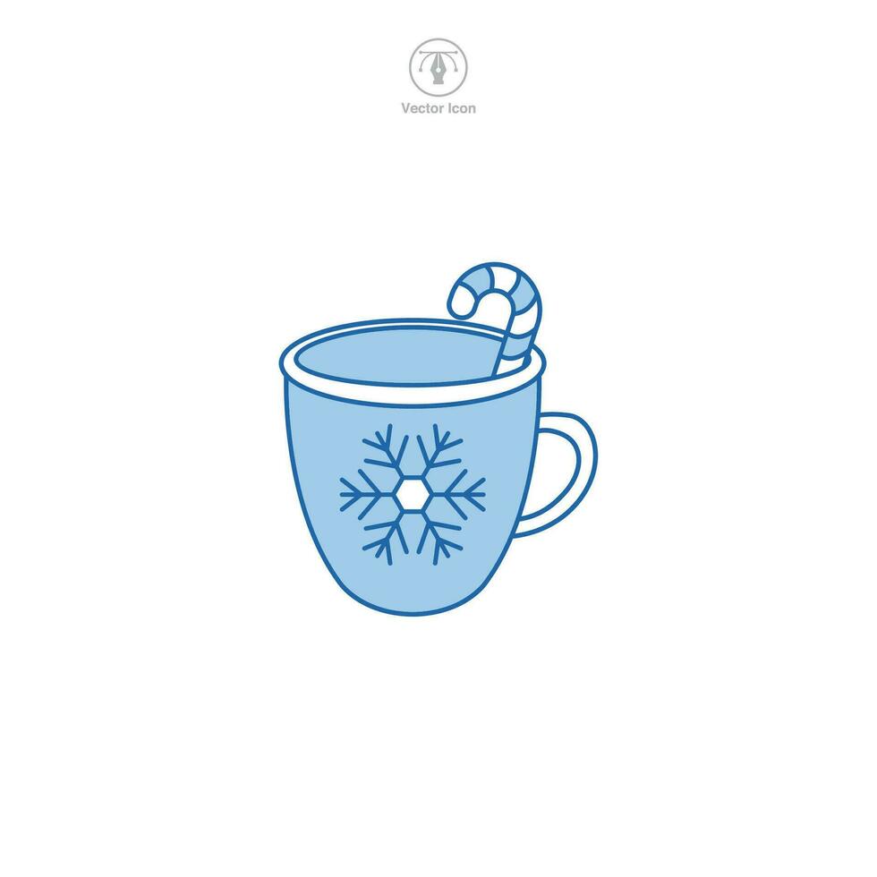 Hot Chocolate icon symbol vector illustration isolated on white background