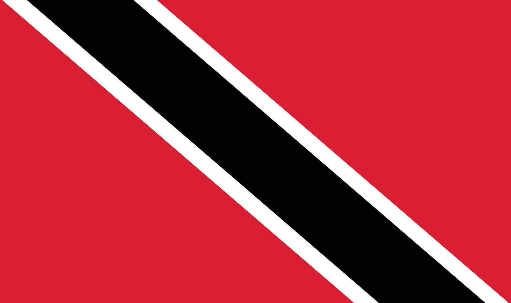 trinidad y tobago bandera. bandera de trinidad y tobago vector