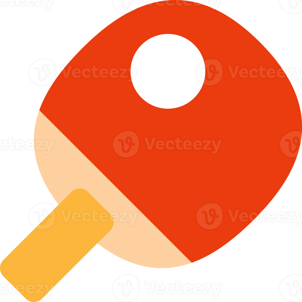 table tennis color flat icon png