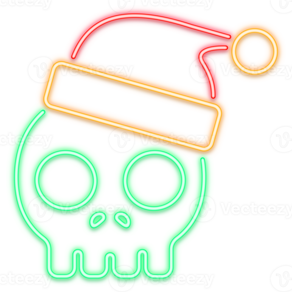 Halloween neon light line icon ghost . Trick or treat concept. png