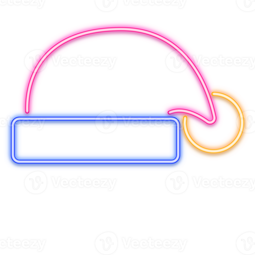 Halloween neon light line icon ghost . Trick or treat concept. png