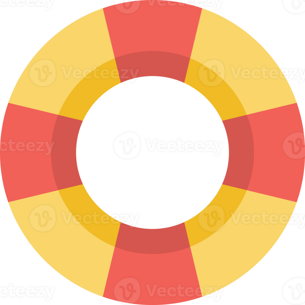 Rubber ring Travel element icon glyph color. png