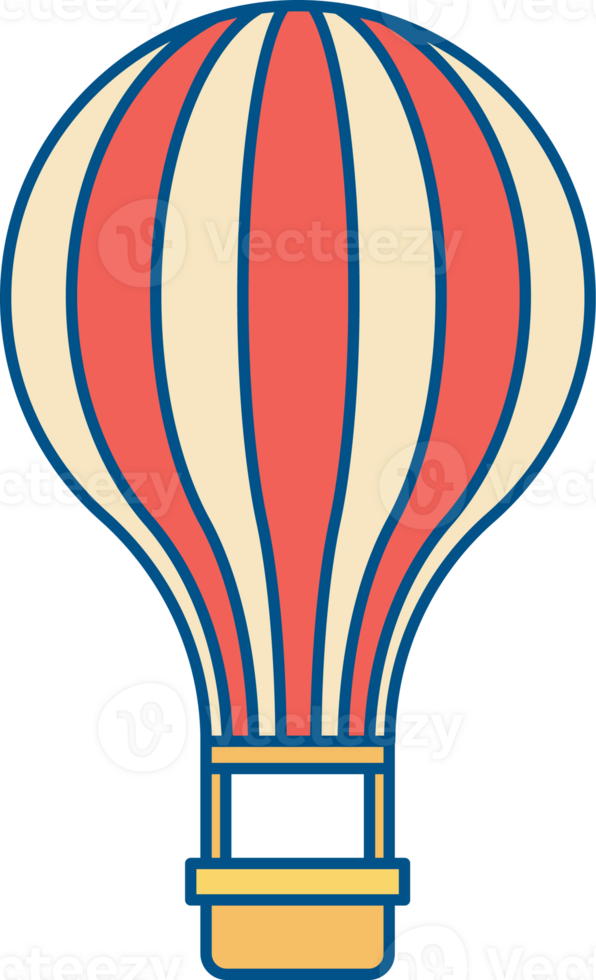 caliente aire globo viaje elemento icono. png