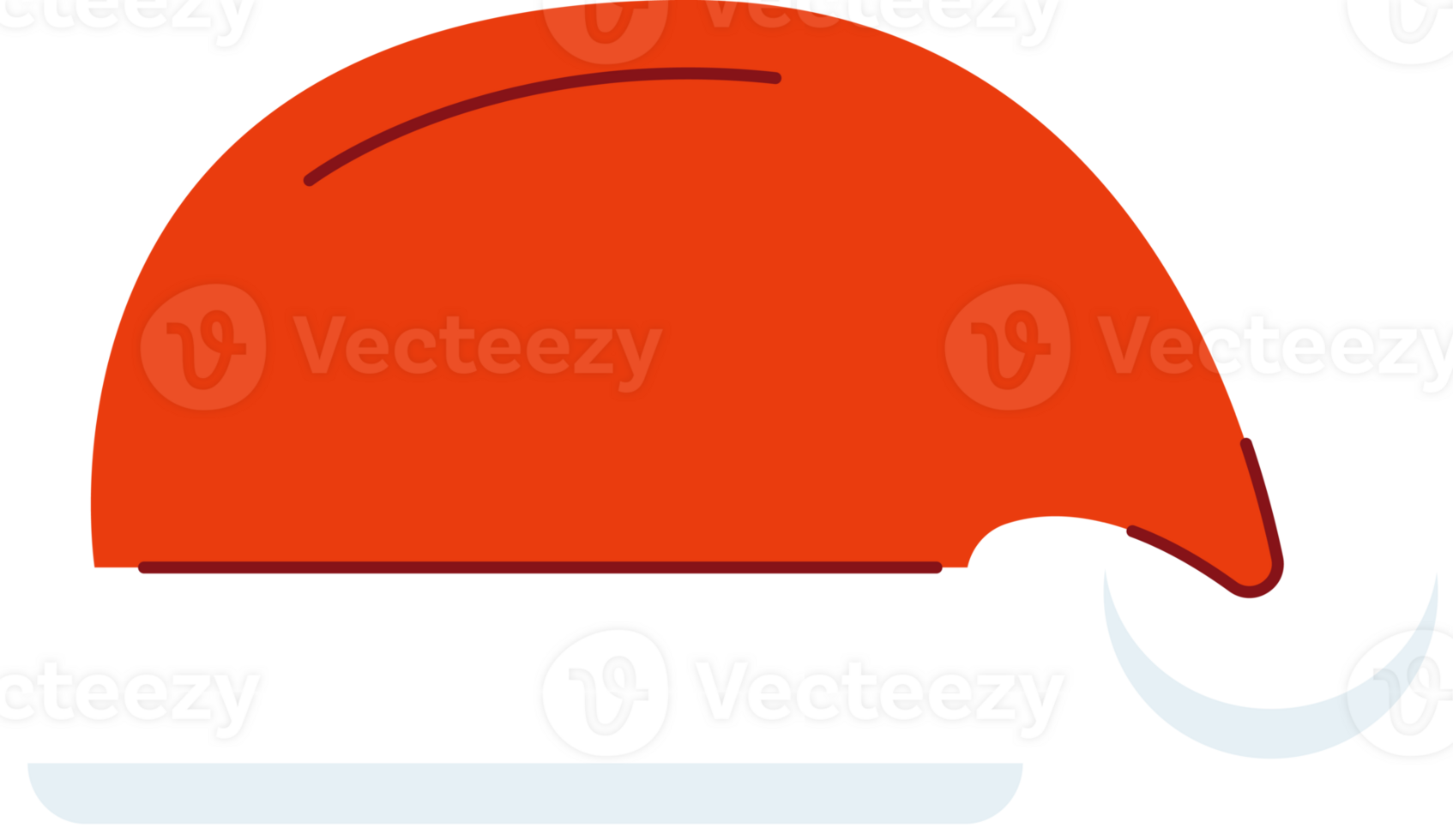 christmas santa claus hat flat icon png