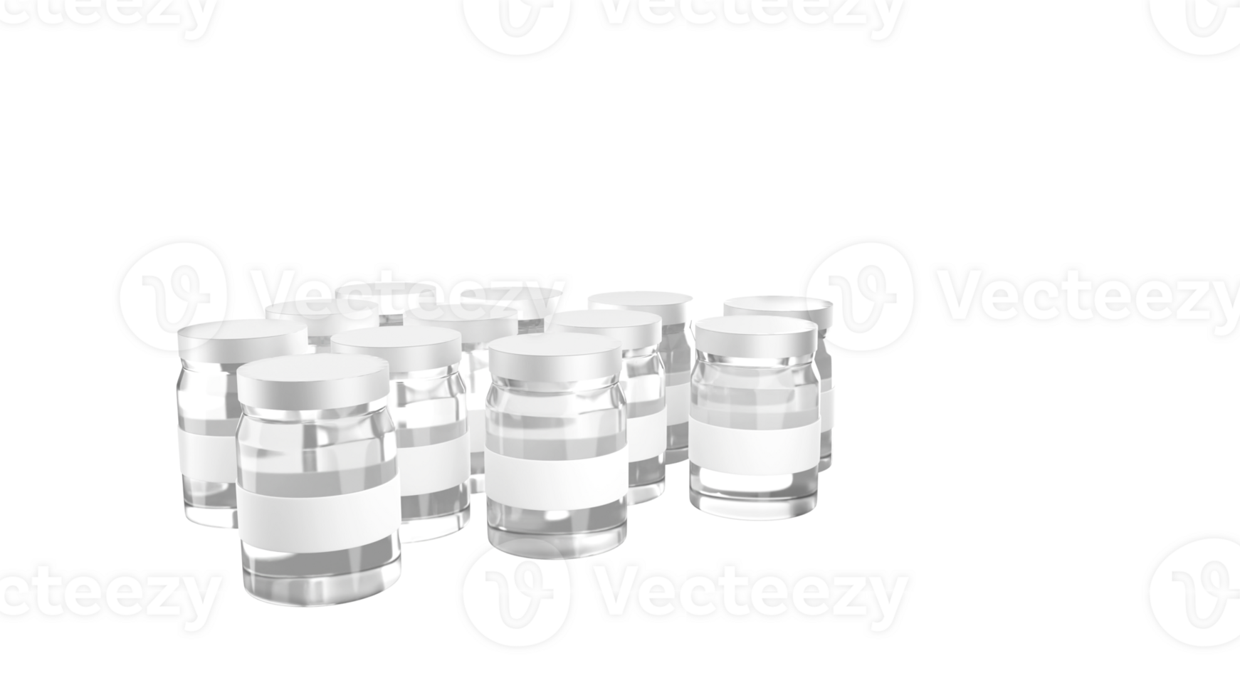 3d Renderização do amostragem garrafa, usar para sangue, substância amostra, substância dentro laboratório png