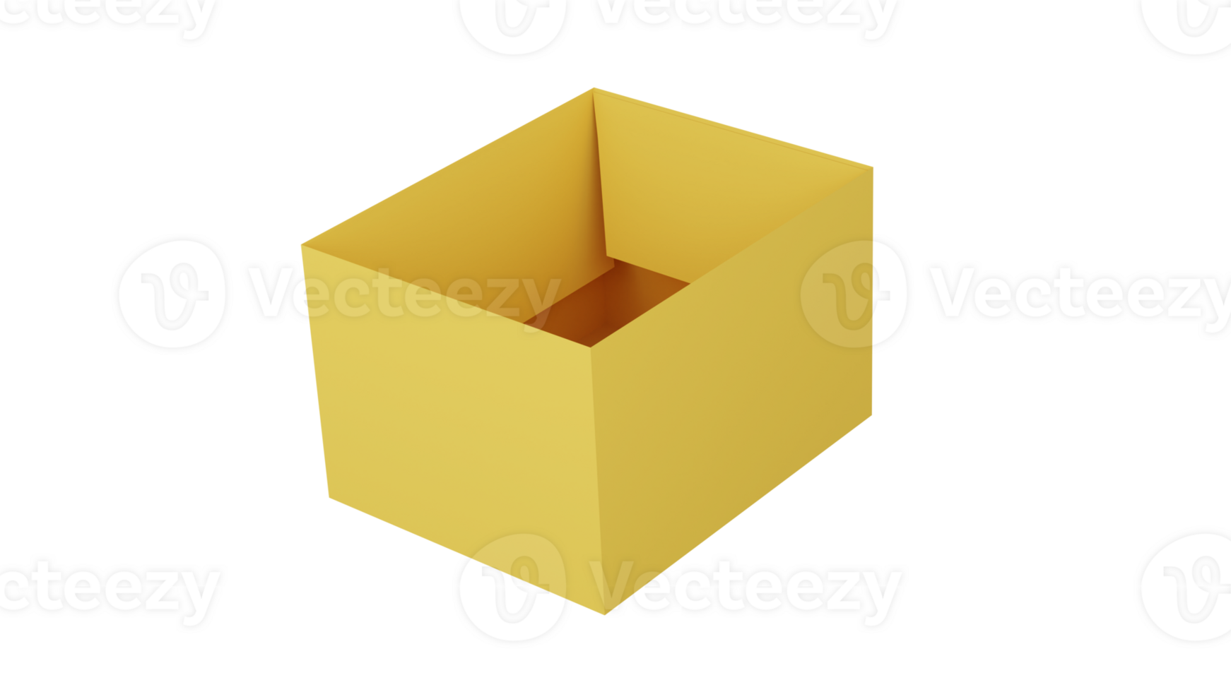 3D rendering of parcel box, Cardboard box, in isometric view, idea for online shopping, Logistic, international delivery png